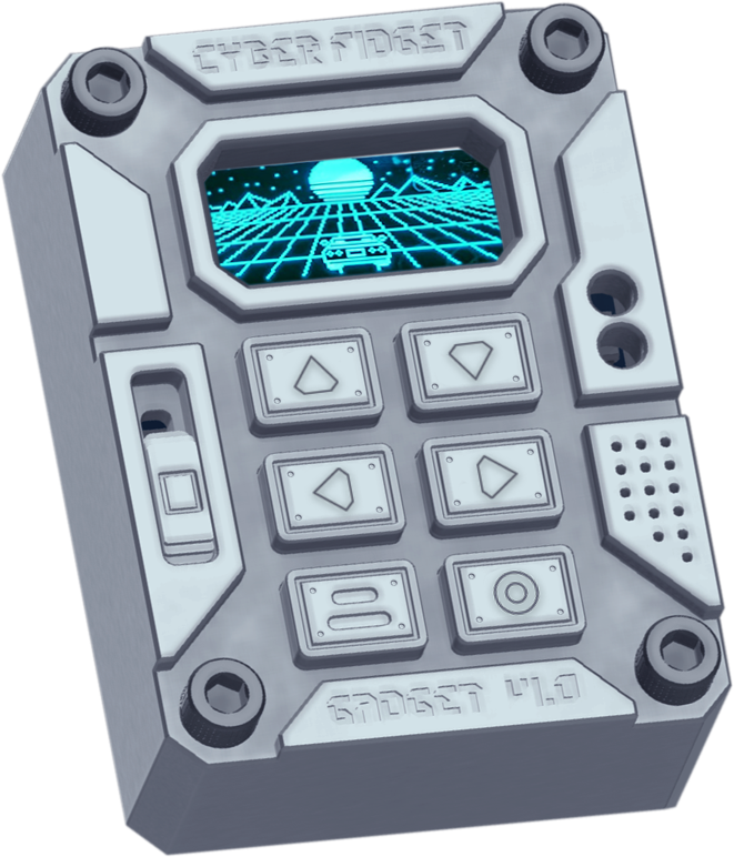 Cyber Fidget device render